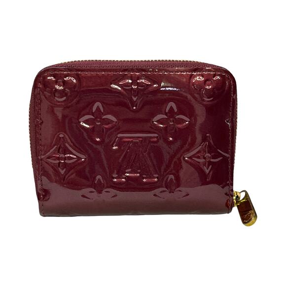 Louis Vuitton Vernis Pomme d’Amour Zippy Coin Purse Wallet Made in France - Picture 11 of 12
